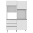 Ver imagem 7 de Armário para Cozinha Kit Livia 120 cm Branco Brilho - AJL