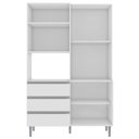 Ver imagem 6 de Armário para Cozinha Kit Livia 120 cm Branco Brilho - AJL