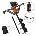 Ver imagem 1 de Perfurador de Solo a Gasolina Vulcan Vps520 S 52cc 2,5hp Broca 80x15cm + Alongador 60cm + Acessórios