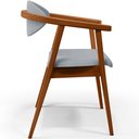Ver mais imagens de Kit 02 Cadeiras Estofada para Sala de Estar Jantar Cecília B04 Suede Cinza - Lyam Decor