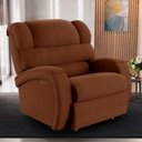 Ver imagem 5 de Poltrona do Papai Sala de Cinema Reclinável Kylie Power Touch Usb Veludo Terracota G23 Gran Belo Kyl