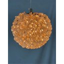 Ver imagem 3 de Pendente Globo Dourado com Cristais 12cm 1g9 15743-pl