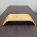 Ver imagem 2 de Bandeja Home Office Home&co Retangular Bambu 10x54x24cm Natural Café da Manhã