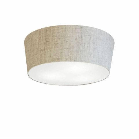 Plafon para Sala Cone Sl-3003 Cúpula Cor Rústico Bege