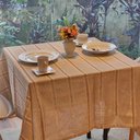Ver imagem 1 de Toalha de Mesa Algodão Cru Caramelo Rustic Retangular 150 x 300