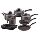 Ver imagem 1 de Jogo de Panelas Tramontina Paris 7 Peças Cinza em Alumínio Antiaderente Starflon Max