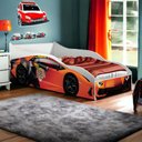 Ver imagem 1 de Cama Racer Juvenil Laranja com Colchão Gabrielli