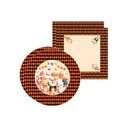 Ver imagem 2 de Kit Sousplat + Guardanapo Halloween Infantil Nsw 2 Peças com Base