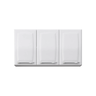 Armário Aéreo de Cozinha Itatiaia Branco 105cm 3 Portas Luce - 1