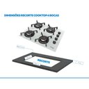 Ver imagem 5 de Cooktop 4 Bocas à Gás Vitrum Superautomático Itatiaia Bivolt