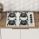 Ver imagem 3 de Cooktop 4 Bocas à Gás Vitrum Superautomático Itatiaia Bivolt