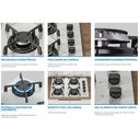 Ver imagem 4 de Cooktop 4 Bocas à Gás Vitrum Superautomático Itatiaia Bivolt