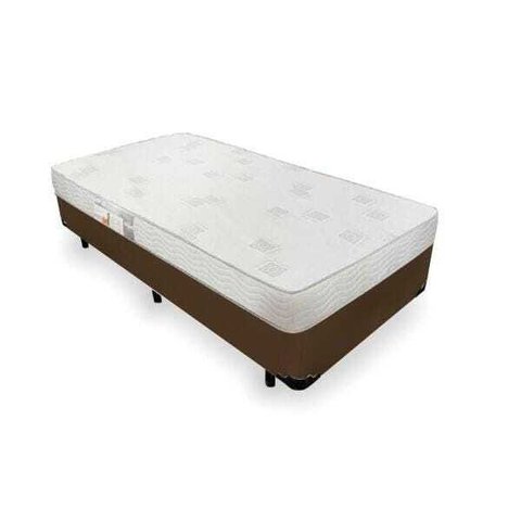 Cama Box Solteiro + Colchão de Espuma D23 Ortobom Light Liso 88x188x47cm