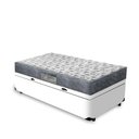 Ver imagem 4 de Cama Box Baú Solteiro + Colchão Ortopédico D33 Ortobom Iso 100 88x188x60cm