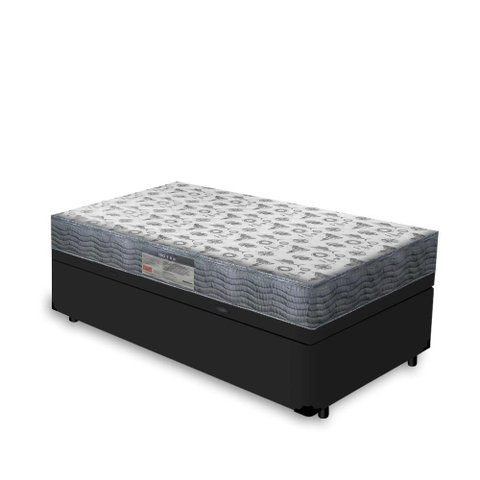Cama Box Baú com Colchão de Espuma D33 Ortobom ISO 100 Solteiro 88cm