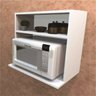 Suporte para Microondas - Nicho/Prateleira 60x60x40 Madeira em MDF - 13