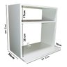 Suporte para Microondas - Nicho/Prateleira 60x60x40 Madeira em MDF - 10