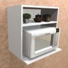 Suporte para Microondas - Nicho/Prateleira 60x60x40 Madeira em MDF - 4