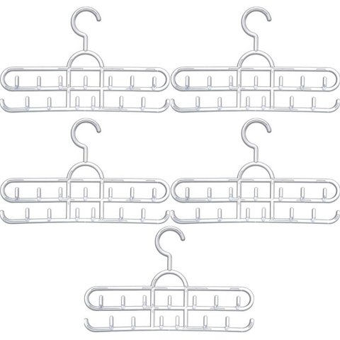 Kit 5 Cabides de Cintos Lenços Colares Suportes para Acessór