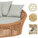 Ver imagem 3 de Chaise Hungria Pintura Marrom Corda Náutica E3 Trama Terra Cota