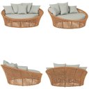 Ver imagem 5 de Chaise Hungria Pintura Marrom Corda Náutica E3 Trama Terra Cota