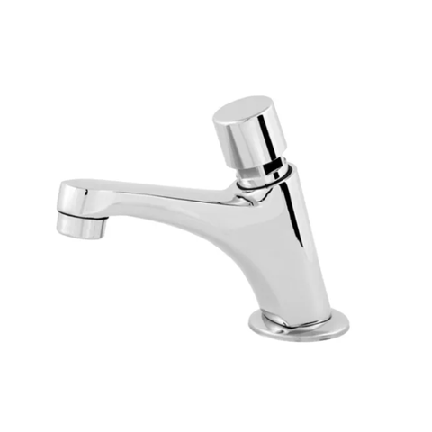 Torneira Automática Oliveira 1194 Cromada C/ Temporizador Cinza