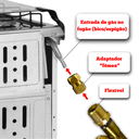 Ver imagem 7 de Kit Mangueira Tomback 1 Metro Instalação de Gás:1m + Adaptador + Válvula
