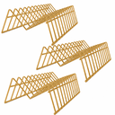 Ver imagem 1 de 3 Organizador de Armário Suporte Prato Vertical Dourado Arm