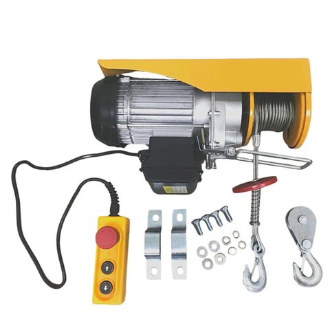 Guincho Elétrico Talha de Coluna 350 a 700kg Elevação 12 Metros 1200w 110v Importway Iwge350/700-01