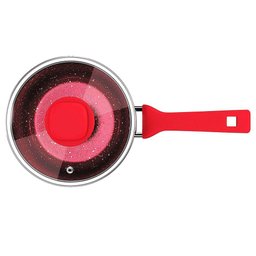 Panela Antiaderente Indução Titânio 18 Cm Color Stone - Unica | U - 2