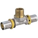 Ver imagem 1 de Tê Macho Para Gás 16mm X 1/2\" - Prensar Emmeti