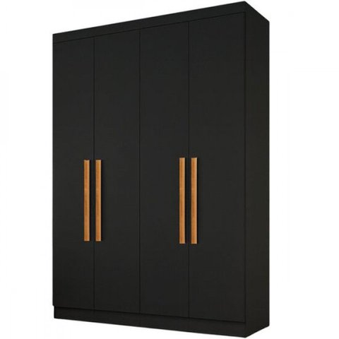 Guarda-roupa Paris 4 Portas 2 Gavetas 100 Mdf Maxel