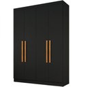Ver imagem 1 de Guarda-roupa Paris 4 Portas 2 Gavetas 100 Mdf Maxel