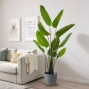 Ver imagem 1 de Bananeira Planta Artificial Permanente Real Toque 1.60m, Planta Decorativa para Casa e Eventos.
