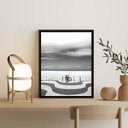 Ver imagem 2 de Quadro Rio de Janeiro Bicicleta em Copacabana 24x18cm:madeira Preta