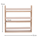 Ver imagem 6 de Revisteiro Estante Infantil de Mdf com Prateleira para Livros e Brinquedos – Sal Rosa