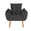 Ver imagem 5 de Kit 02 Poltrona para Sala e Quarto Decorativa Opala Suede