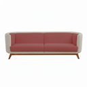 Ver imagem 2 de Sofá Dekorien Luminne 230cm Compose Boucle Terracota/bege