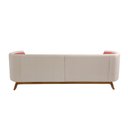 Ver imagem 4 de Sofá Dekorien Luminne 230cm Compose Boucle Terracota/bege