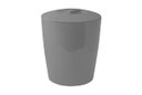 Ver imagem 1 de Lixeira 5 Litros Marca Ou Cromo Vitra Martiplast Cor Chumbo Cozinha