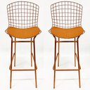 Ver imagem 1 de Kit 2 Banquetas BERTÓIA cobre tubular altura 70cm - Direto de Fábrica