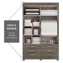 Ver mais imagens de Guarda-Roupa Solteiro com Espelho 2 Portas Moscou Espresso Móveis