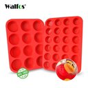 Ver imagem 3 de Copo de Silicone, Forma de Muffin de Silicone Walfos, Molde de 24 Bolo Redondo Mini Forma Bolos