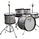 Ver imagem 5 de Bateria Acústica Infantil Junior 2t Prata New York