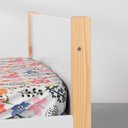 Ver imagem 4 de Cama Solteiro Noah com Pés Natural – Branco Fosco Abra Casa