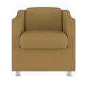 Ver imagem 3 de Poltrona Decorativa Escritório Cadeira Manicure Suede Cor:Capuccino