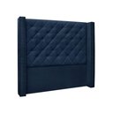 Ver imagem 1 de Cabeceira Casal 140 Cm Vicenza Suede Azul Marinho