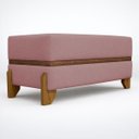 Ver imagem 3 de Puff Recamier Kodama 150 Cm para Sala Quarto Pé de Cama Hall de Entrada Bouclé Premium Luxo