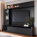Ver imagem 1 de Estante Home para TV Até 50 Polegadas 1 Porta de Vidro Sorrento Quiditá