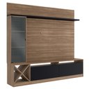 Ver imagem 3 de Estante Home para TV Até 50 Polegadas 1 Porta de Vidro Sorrento Quiditá